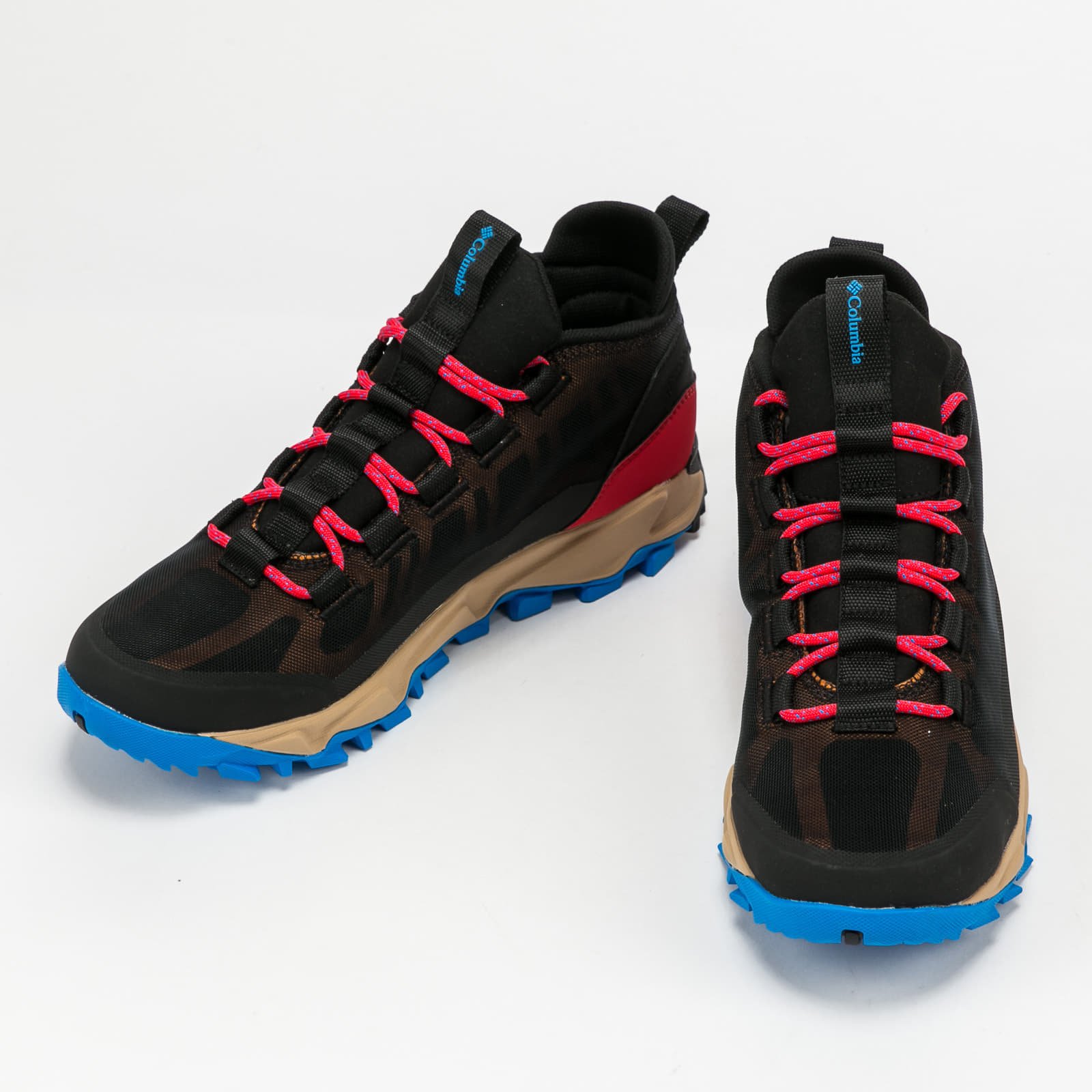 Miesten kengät Columbia Flow Borough Low Black/ Static Blue