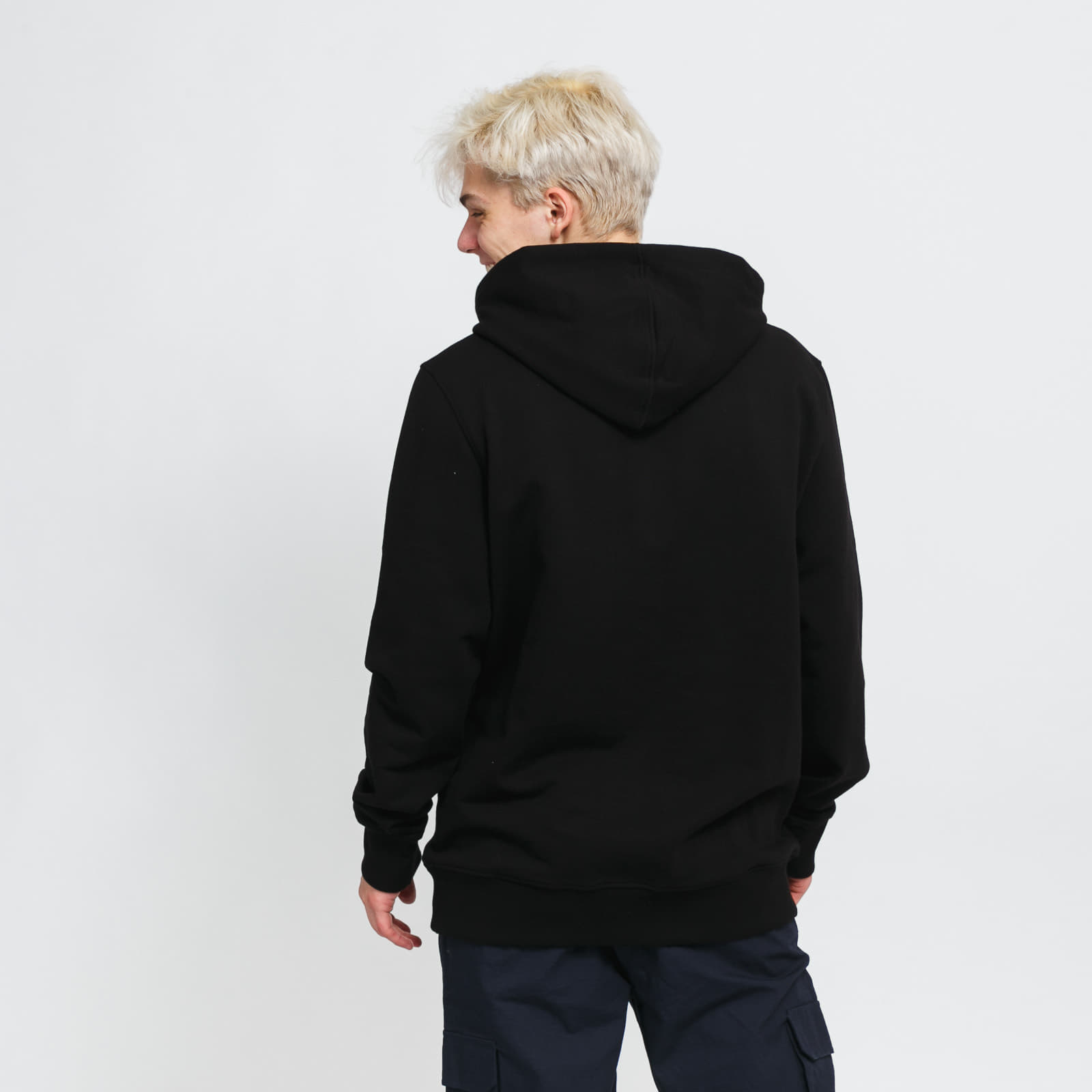 Mikiny Daily Paper Milo Hoodie Black
