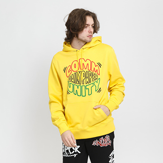 Daily paper yellow hoodie 2025