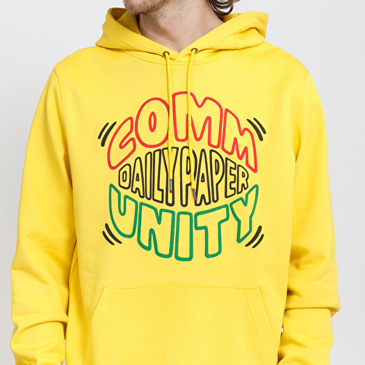Yellow daily paper hoodie on sale