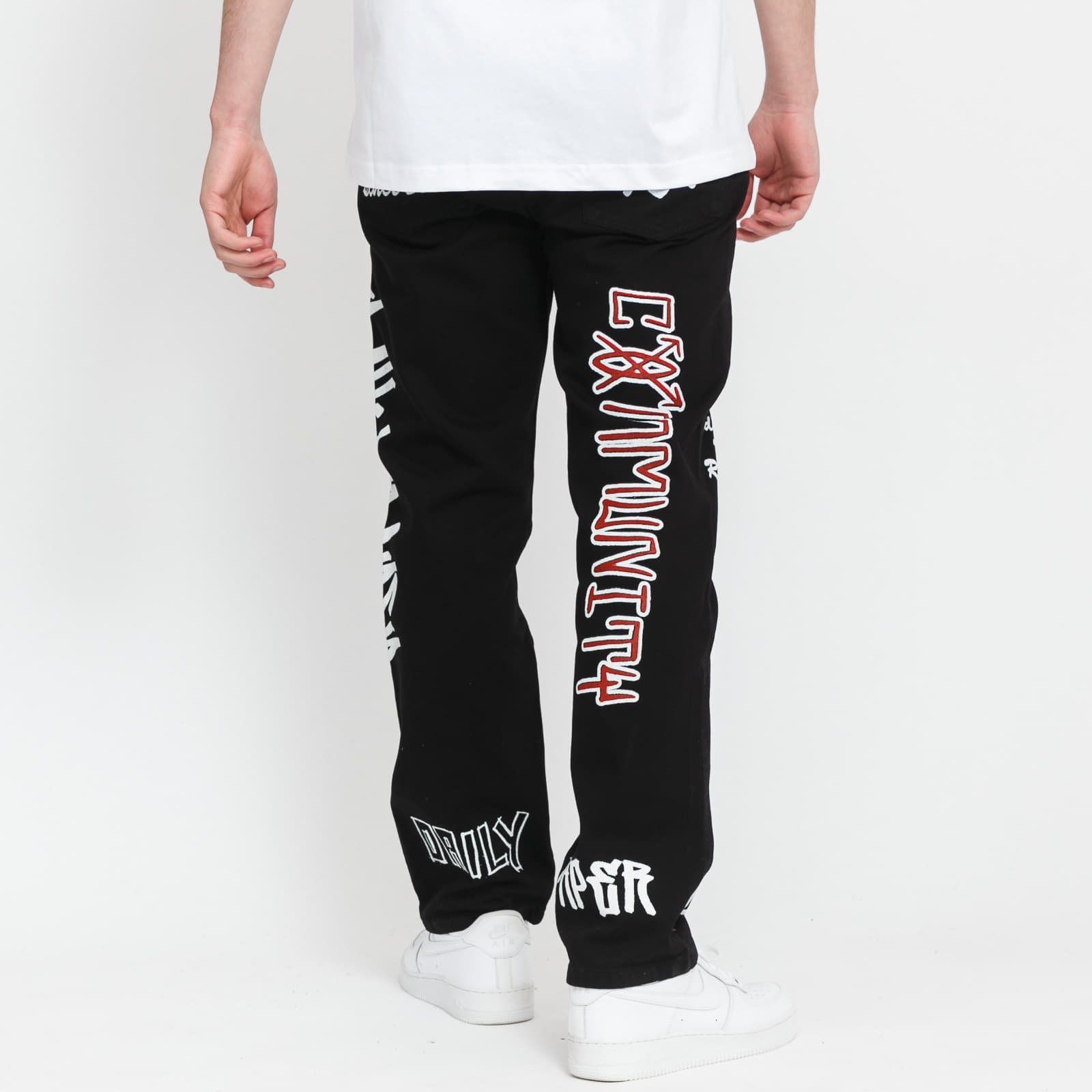 Kelnės Daily Paper Moussa Pants Black