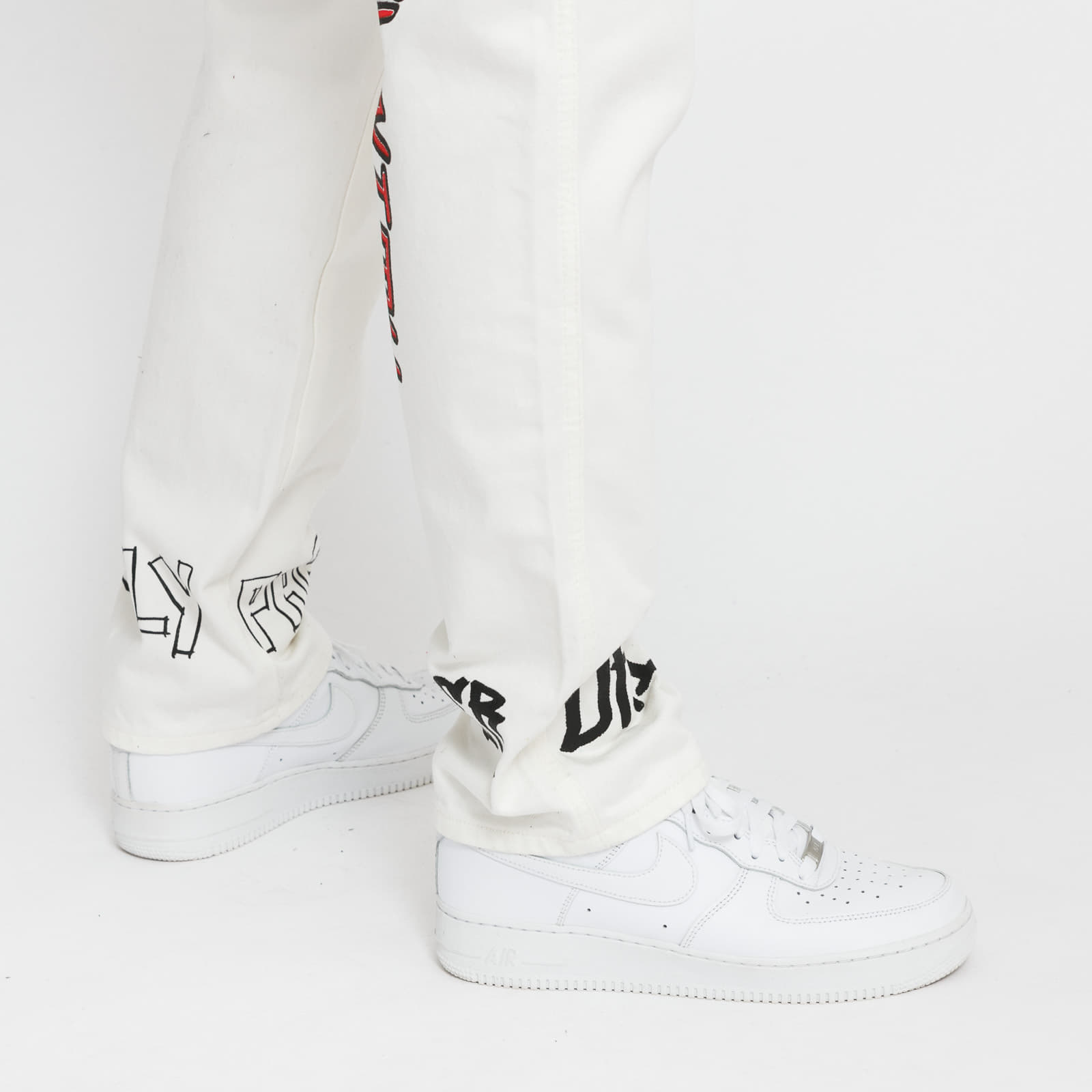 Kelnės Daily Paper Moussa Pants Off White