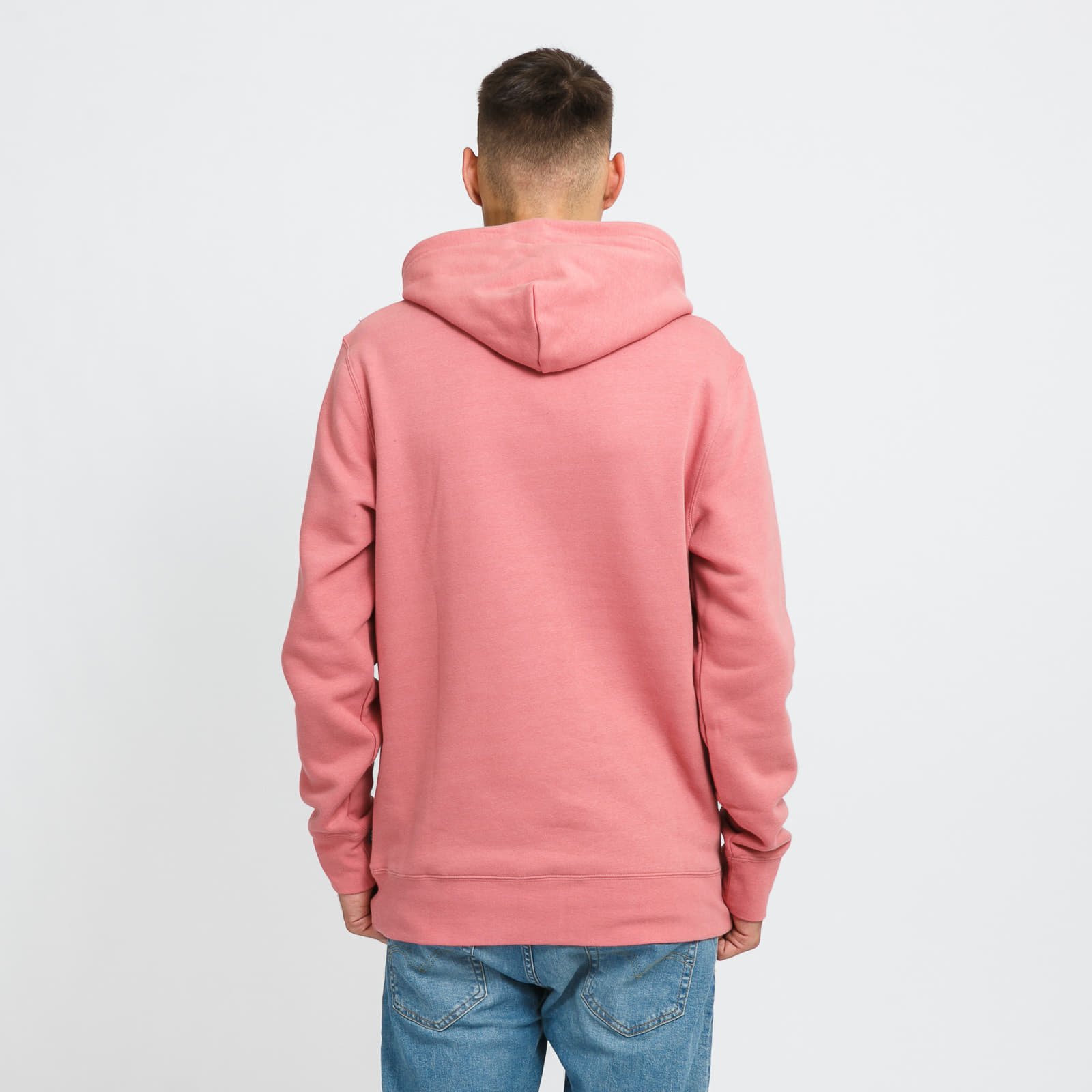 Pulóverek HUF Essentials Og Logo P/O Hoodie Dusty Rose