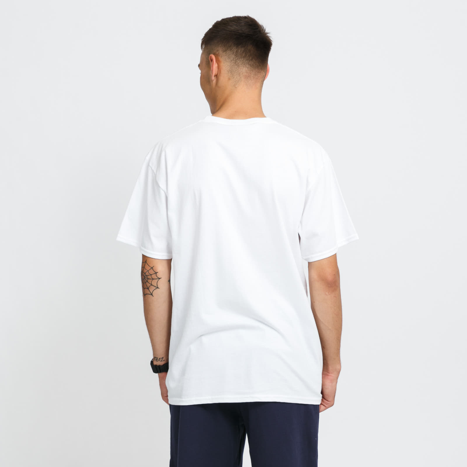 Koszulki HUF Foil Flower Box Logo SS Tee White | Footshop