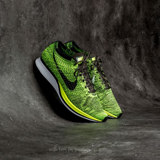 Nike flyknit racer volt black deals