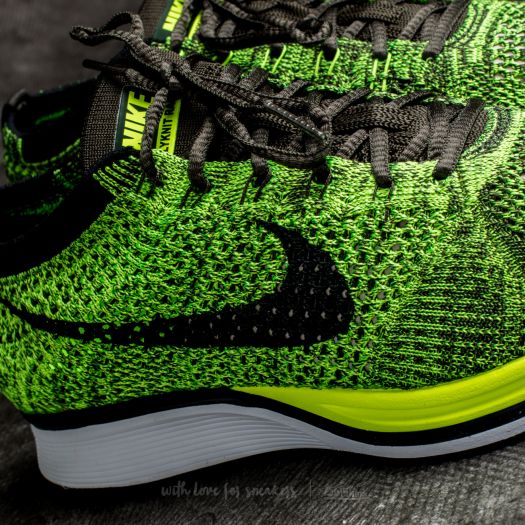 Flyknit racer hotsell neon green