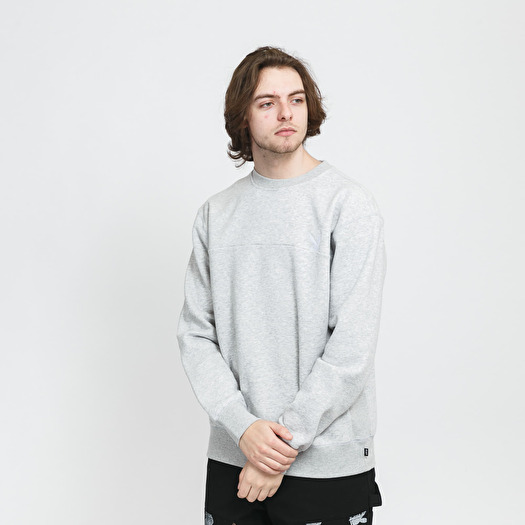 Hoodies and sweatshirts HUF X Playboy Rabbit Head Pullover Crew Melange Gray Footshop