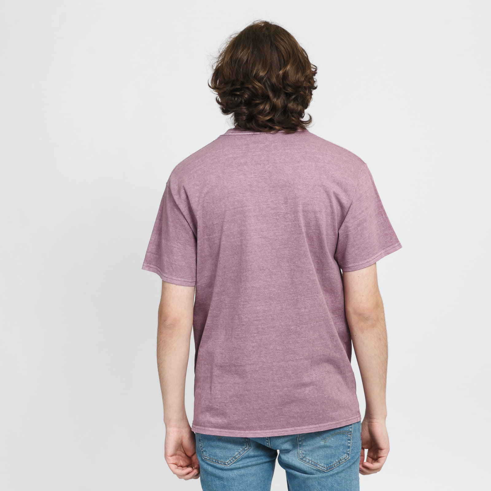 T-shirts HUF X Pleasures Dyed Tee Purple