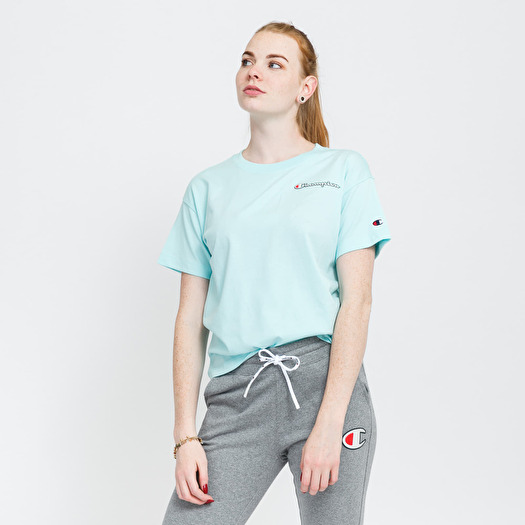 Champion script logo tee cheap