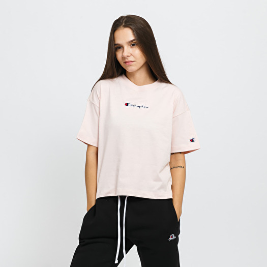 T shirts Champion Crewneck T Shirt Light Pink Footshop