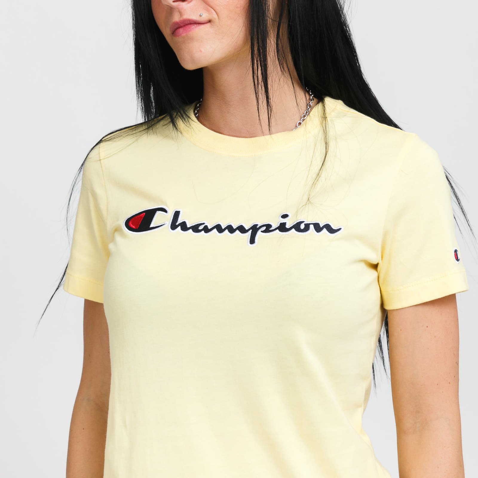 Womens yellow champion shirt store