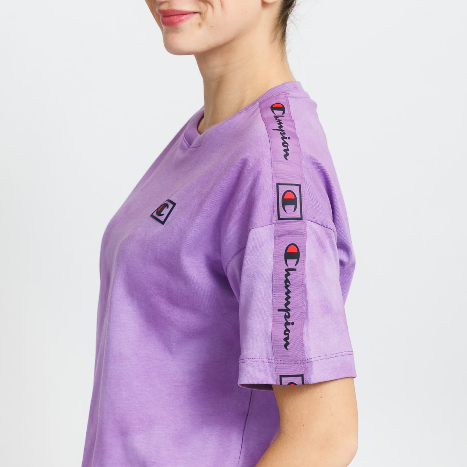 T-shirts Champion Organic Cotton Tie Dye Tee Purple
