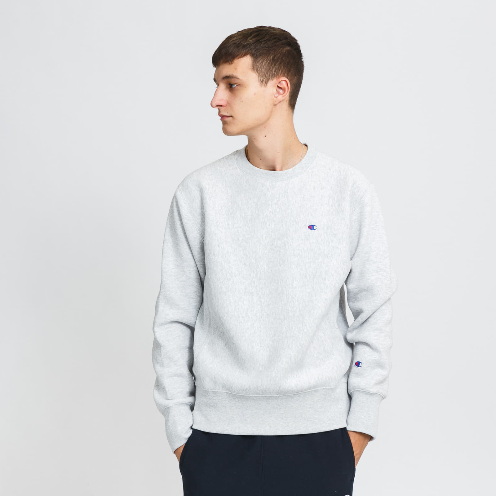 Champion cheap grey crewneck