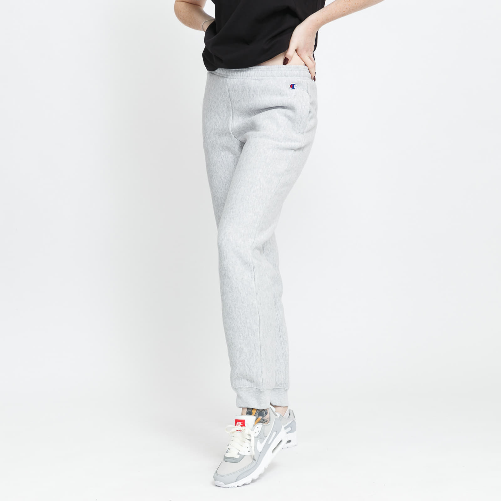 Pants and jeans Champion Rib Cuff Pants Melange Gray Footshop
