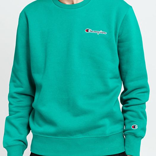 Green champion crewneck sales