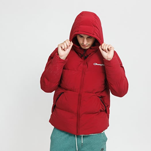 Jackets Champion Hooded Jacket Bordeaux Footshop