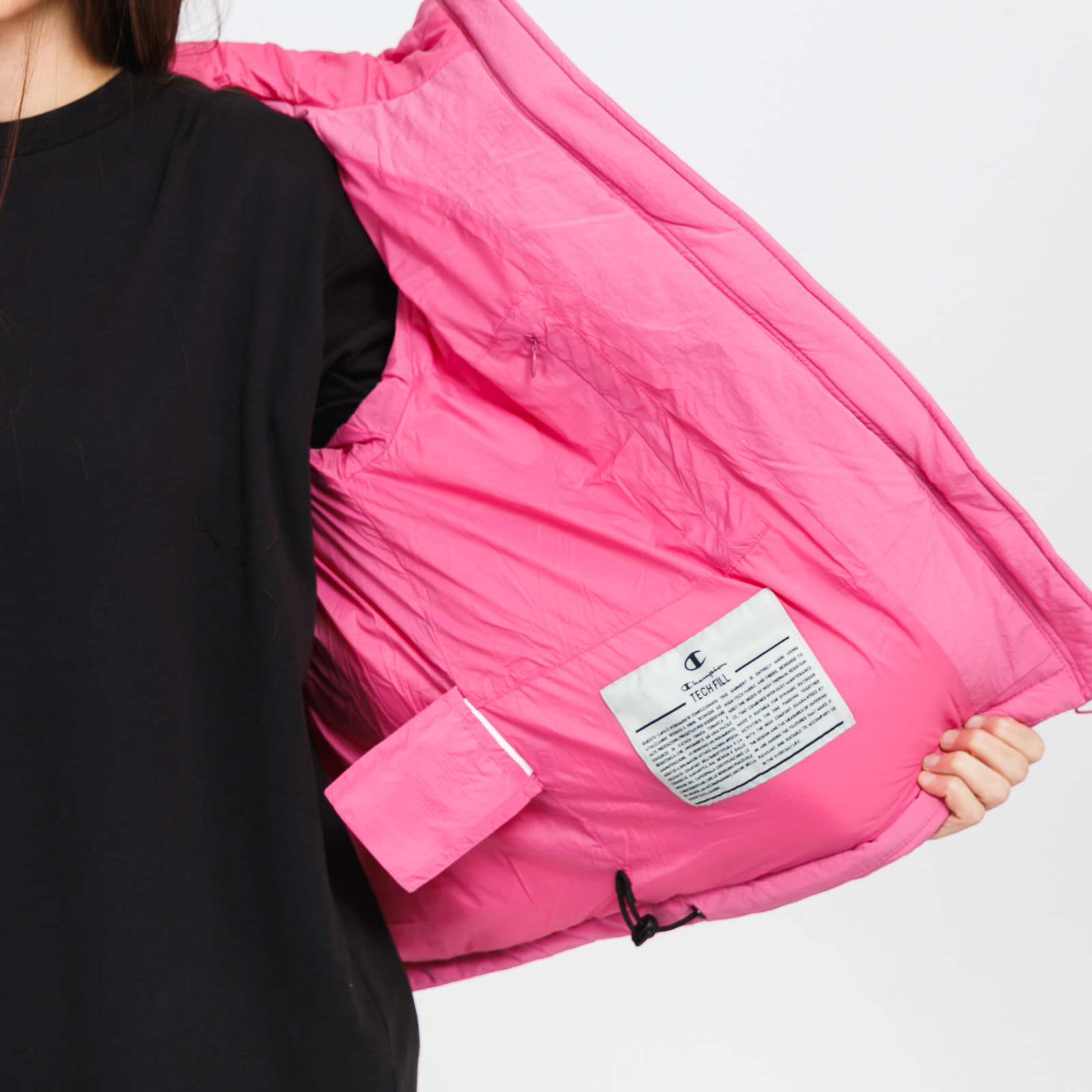 Jackets and Coats Champion Hooded Jacket Pink Footshop