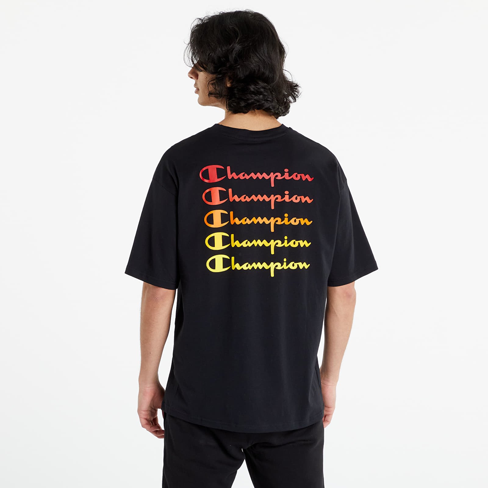 Champion reverse weave deals small script logo tee