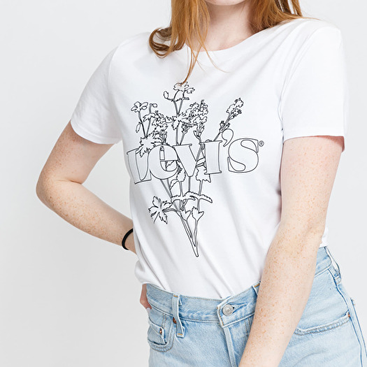 T shirts Levi s Graphic Surf Tee Flower White Footshop