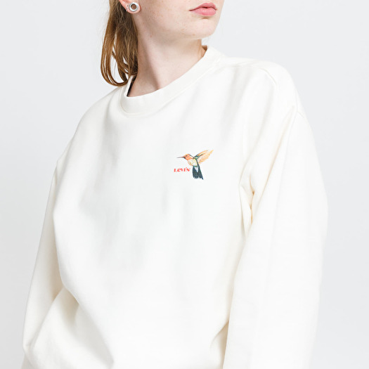 Hoodies and sweatshirts Levi s Graphic Melrose Slouchy Crew Cream Footshop