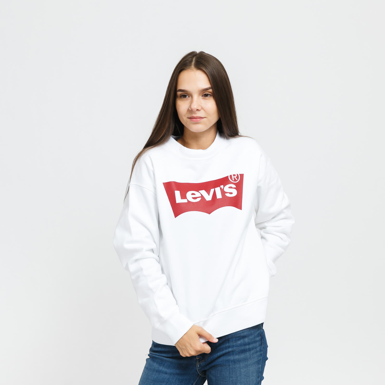 Sudaderas Levi's® Graphic Standard Crew White