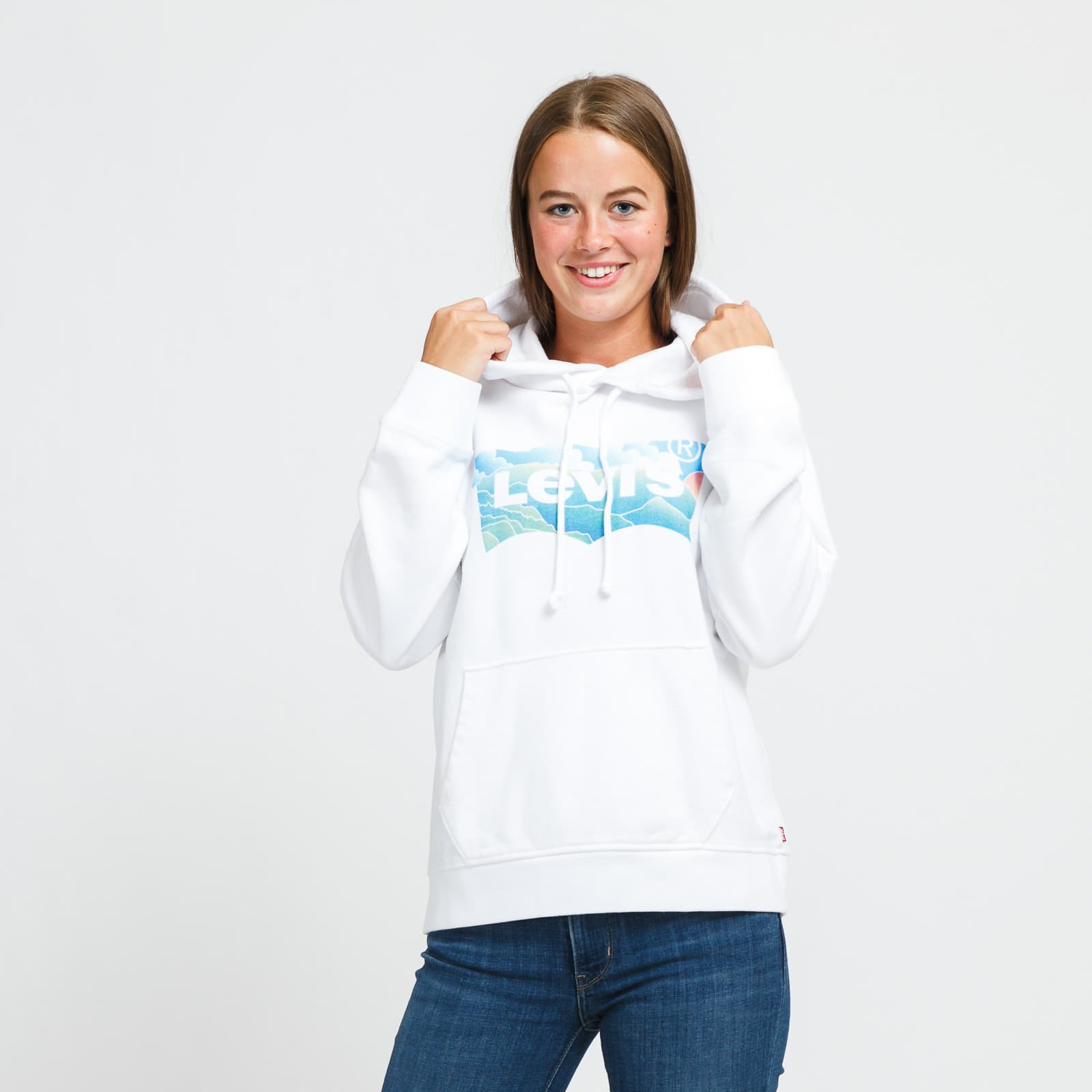 Hoodies and sweatshirts Levi s Graphic Standard Hoodie White