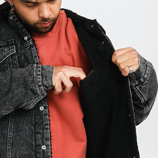 Type 3 sherpa trucker black best sale