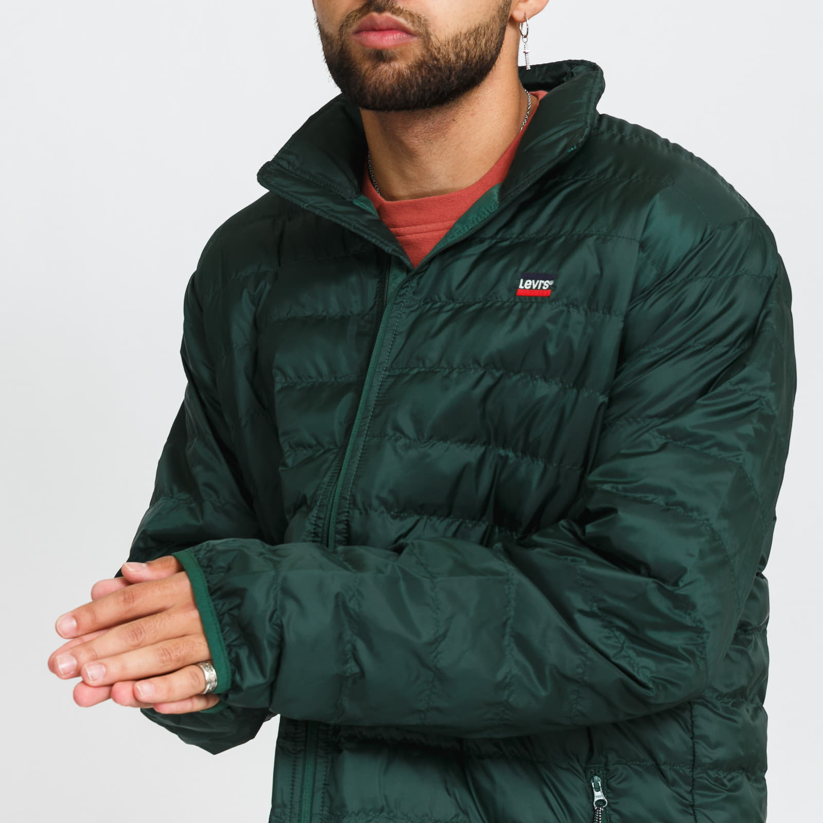 Jacken Levi's® M Presidio Packable Olive
