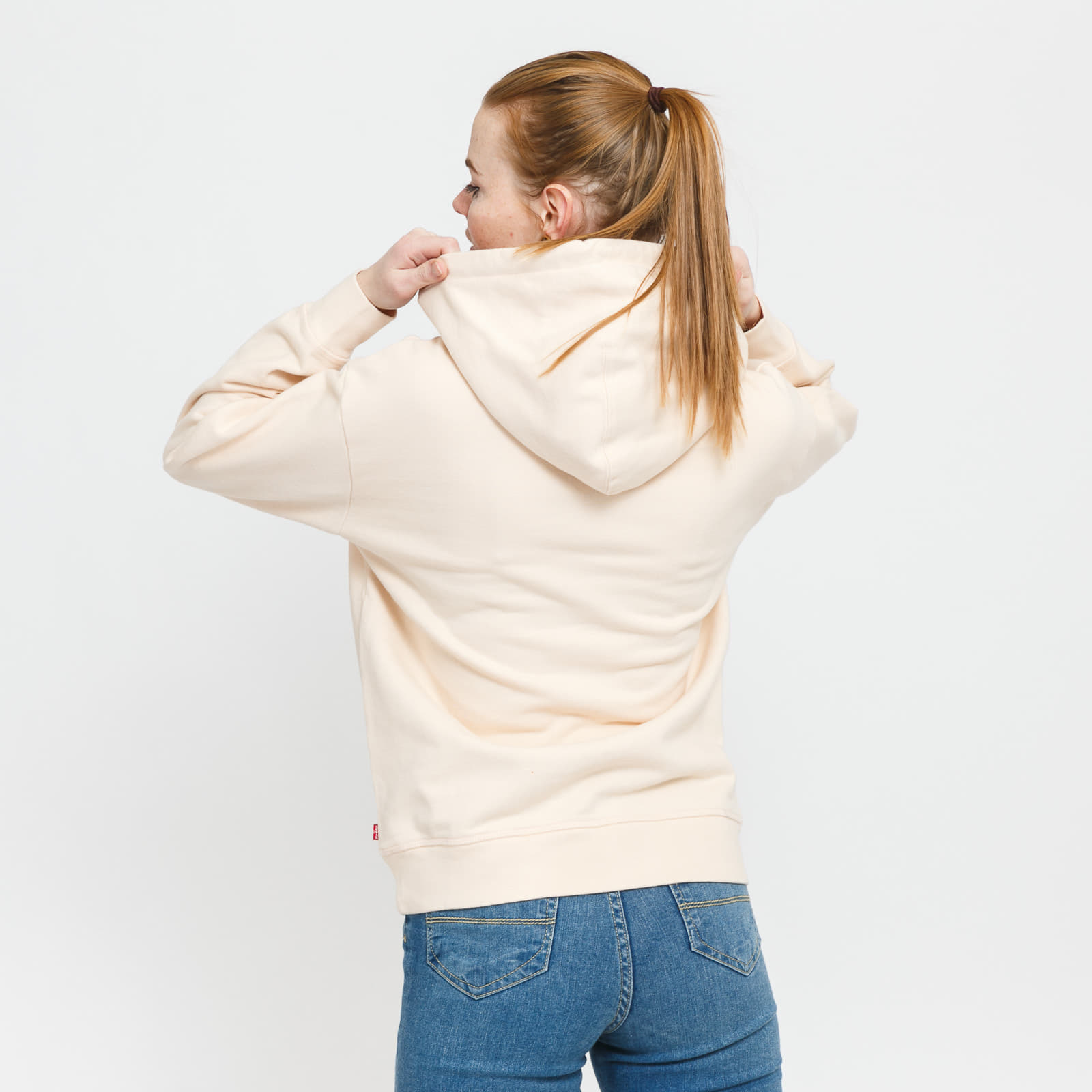Bluzy Levi's® Graphic Standard Hoodie Cream