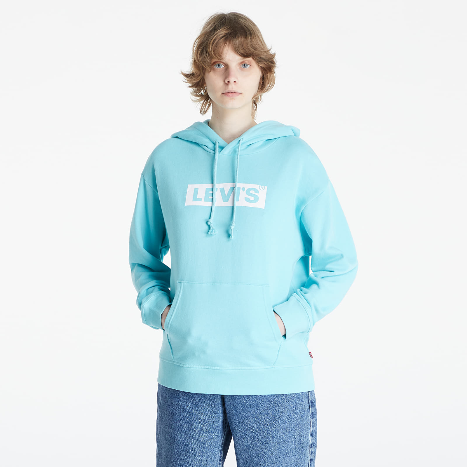 Hoodies and sweatshirts Levi s Graphic Standard Hoodie Turquoise Footshop