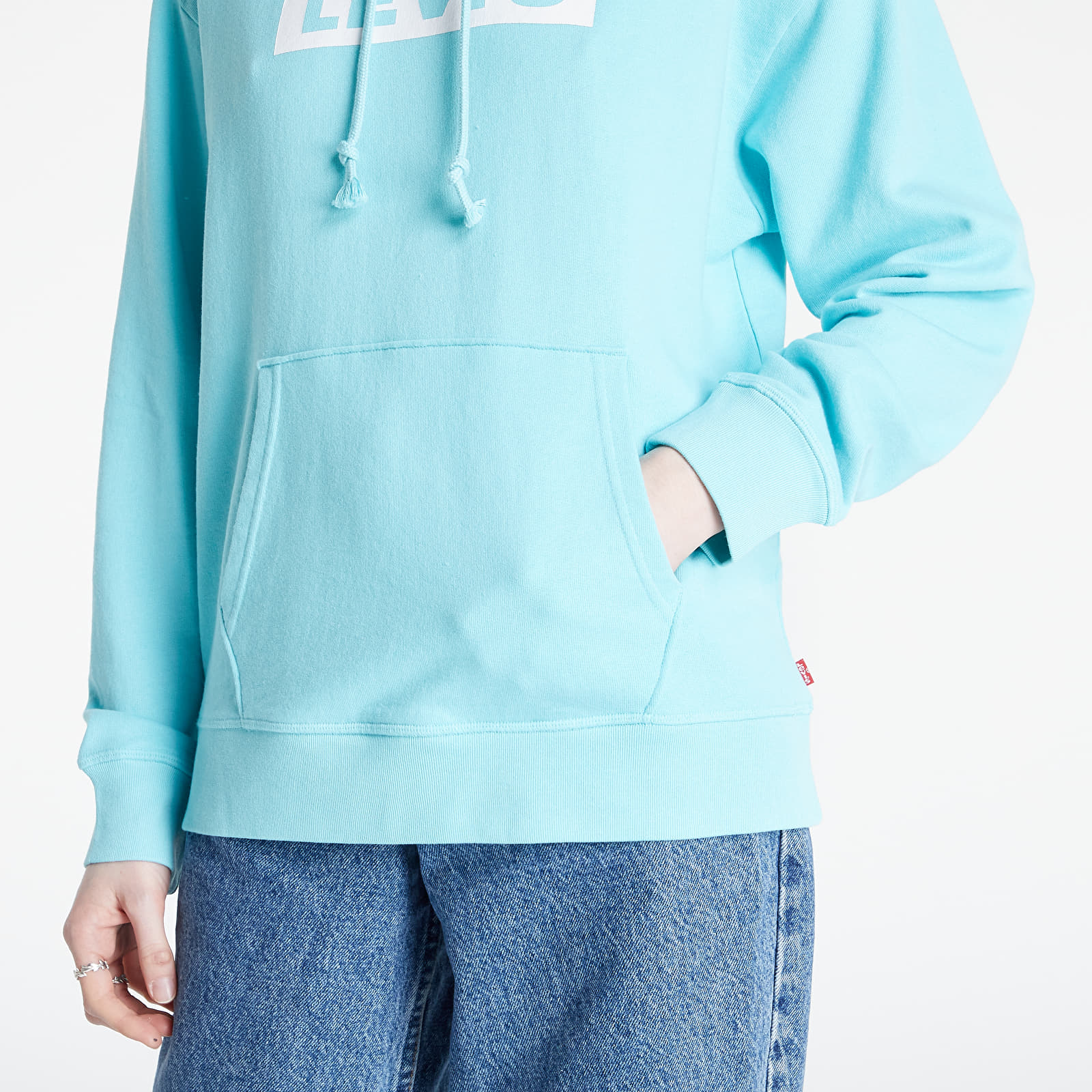 Kapuutsikud ja kampsunid Levi's® Graphic Standard Hoodie Turquoise