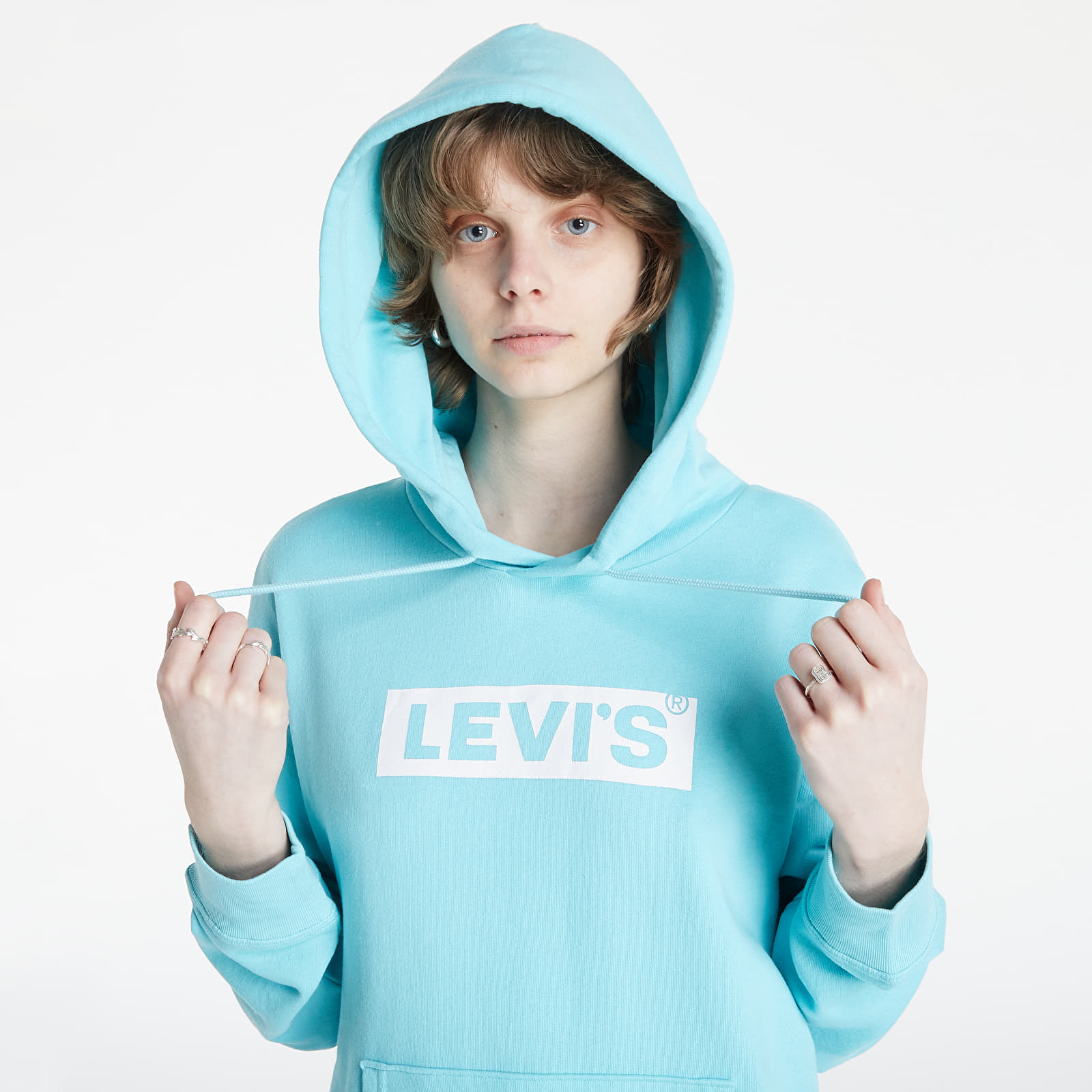Kapuutsikud ja kampsunid Levi's® Graphic Standard Hoodie Turquoise