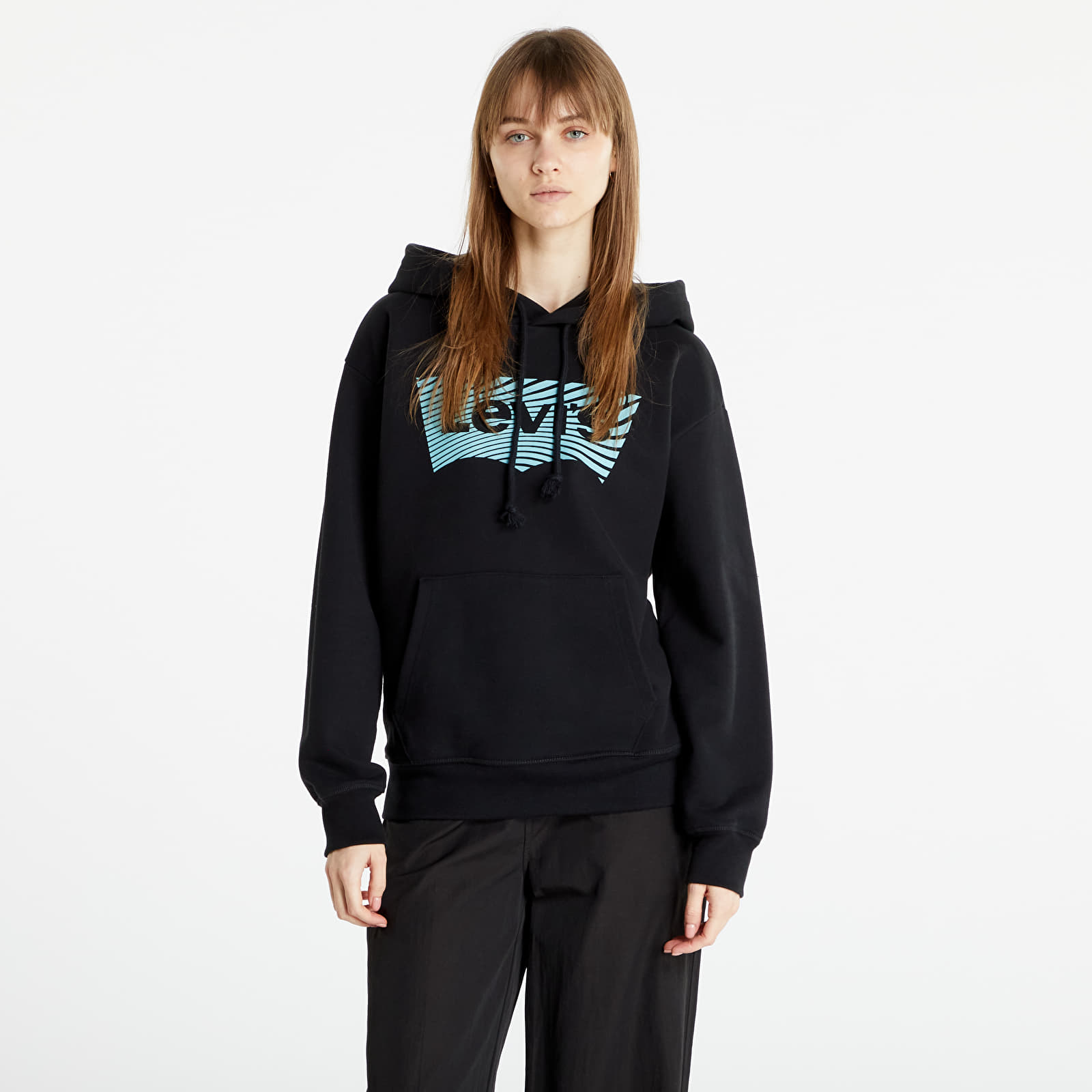 Hanorac Levi's® Standard Graphic Hoodie Black