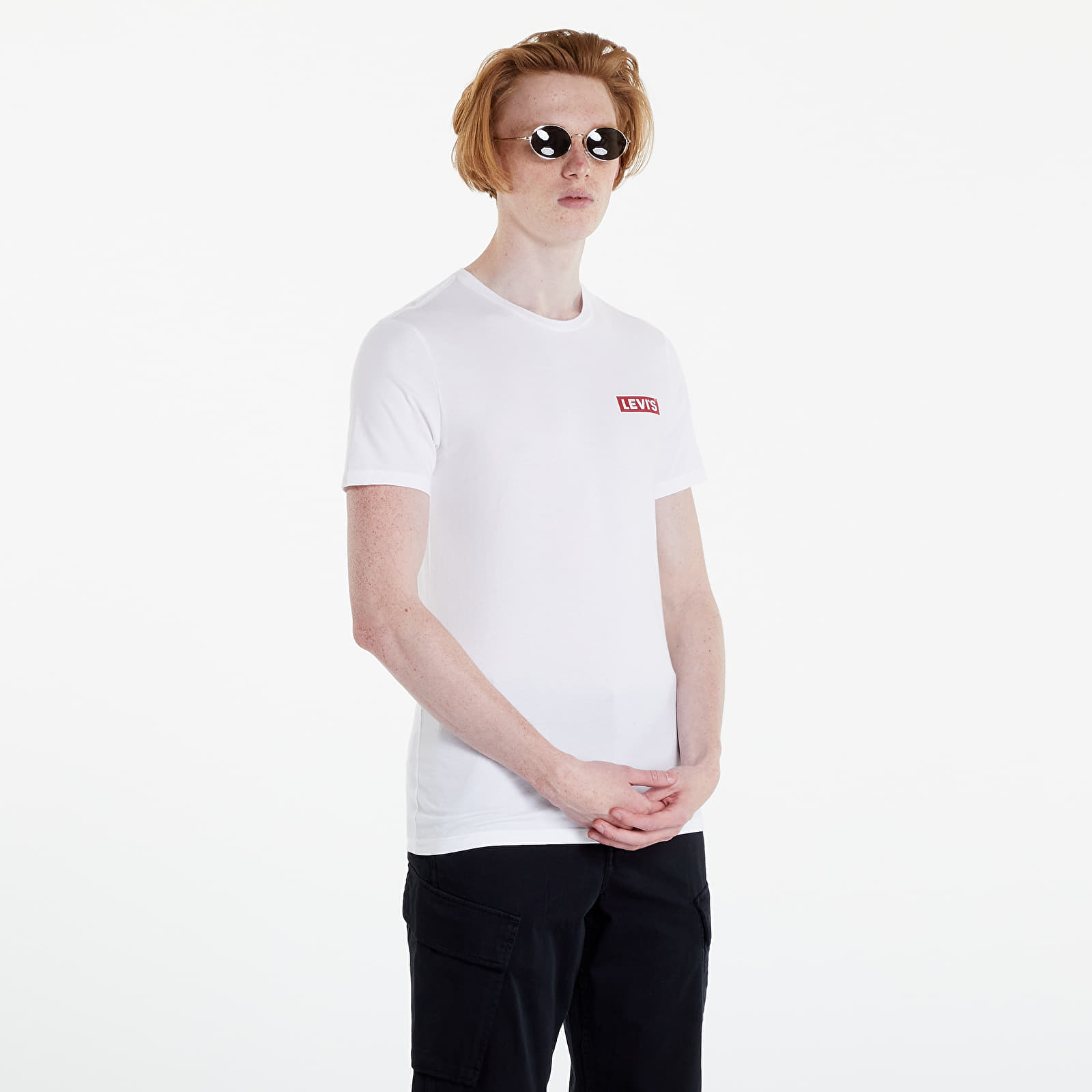 T-shirts Levi's® 2PK Crewneck Graphic 2 Pack SW Navy/ White
