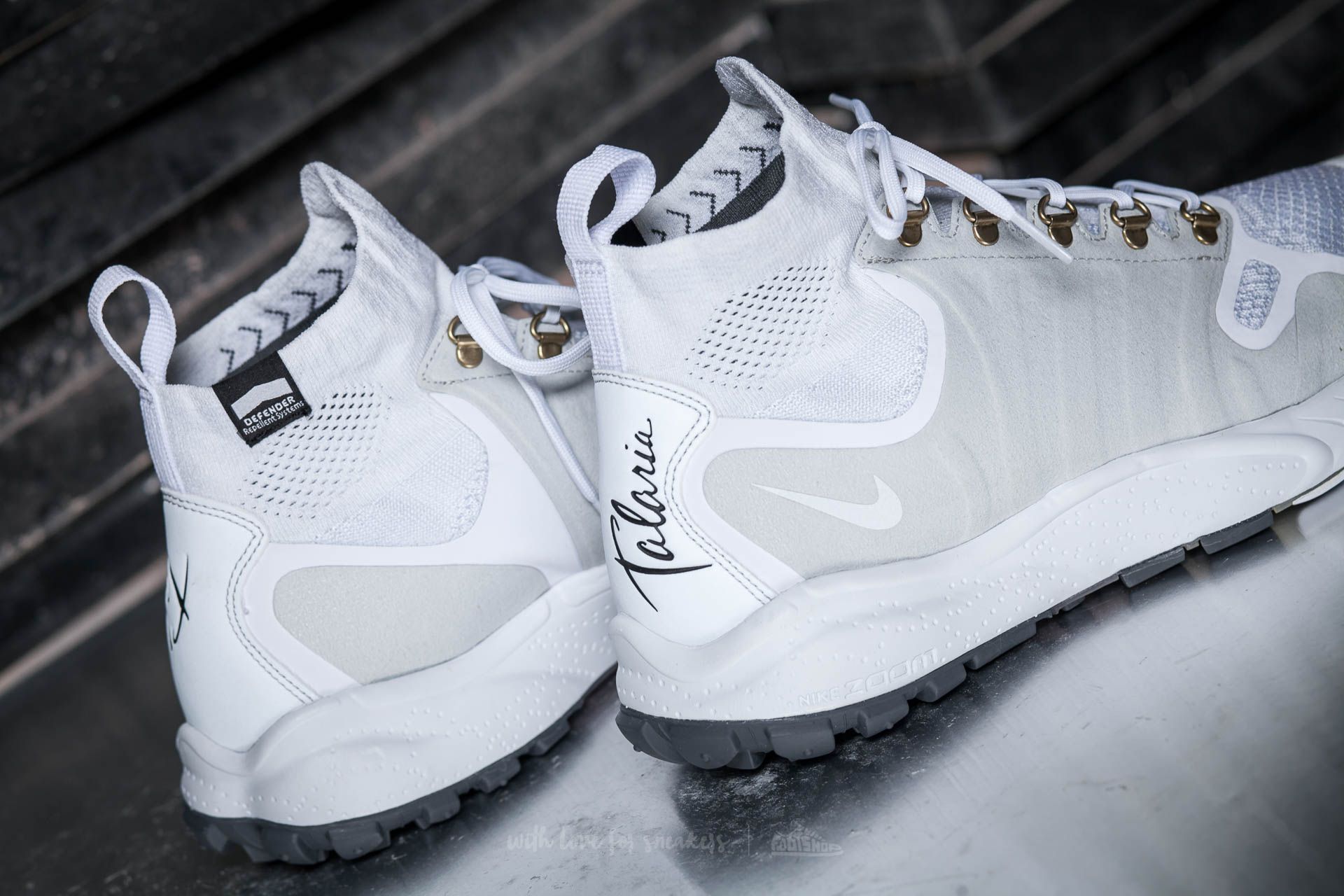 Men s shoes Nike Zoom Talaria Mid Flyknit White White Pure Platinum Footshop