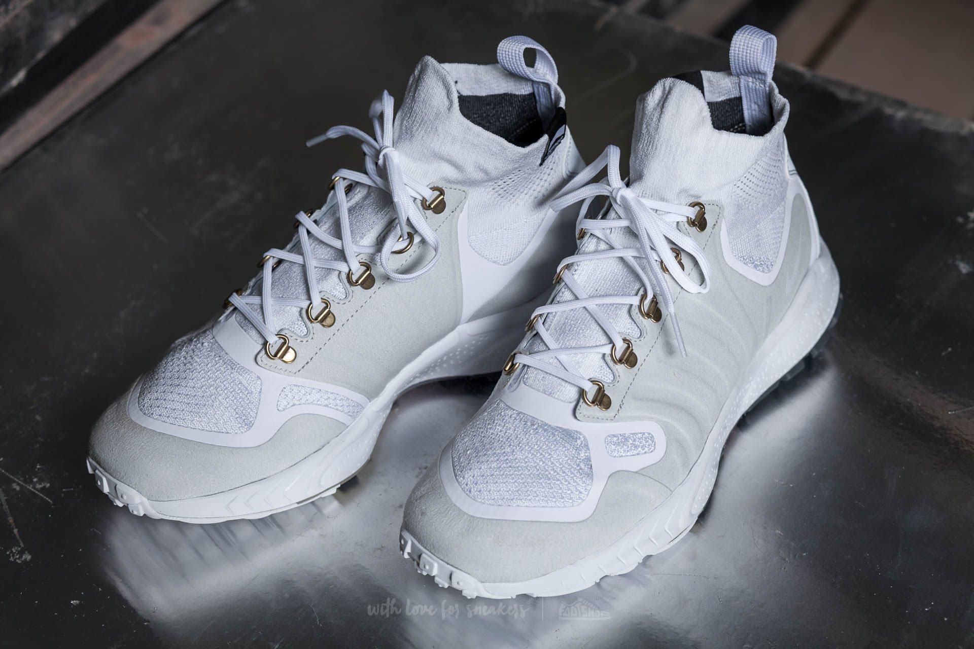 Men s shoes Nike Zoom Talaria Mid Flyknit White White Pure Platinum Footshop