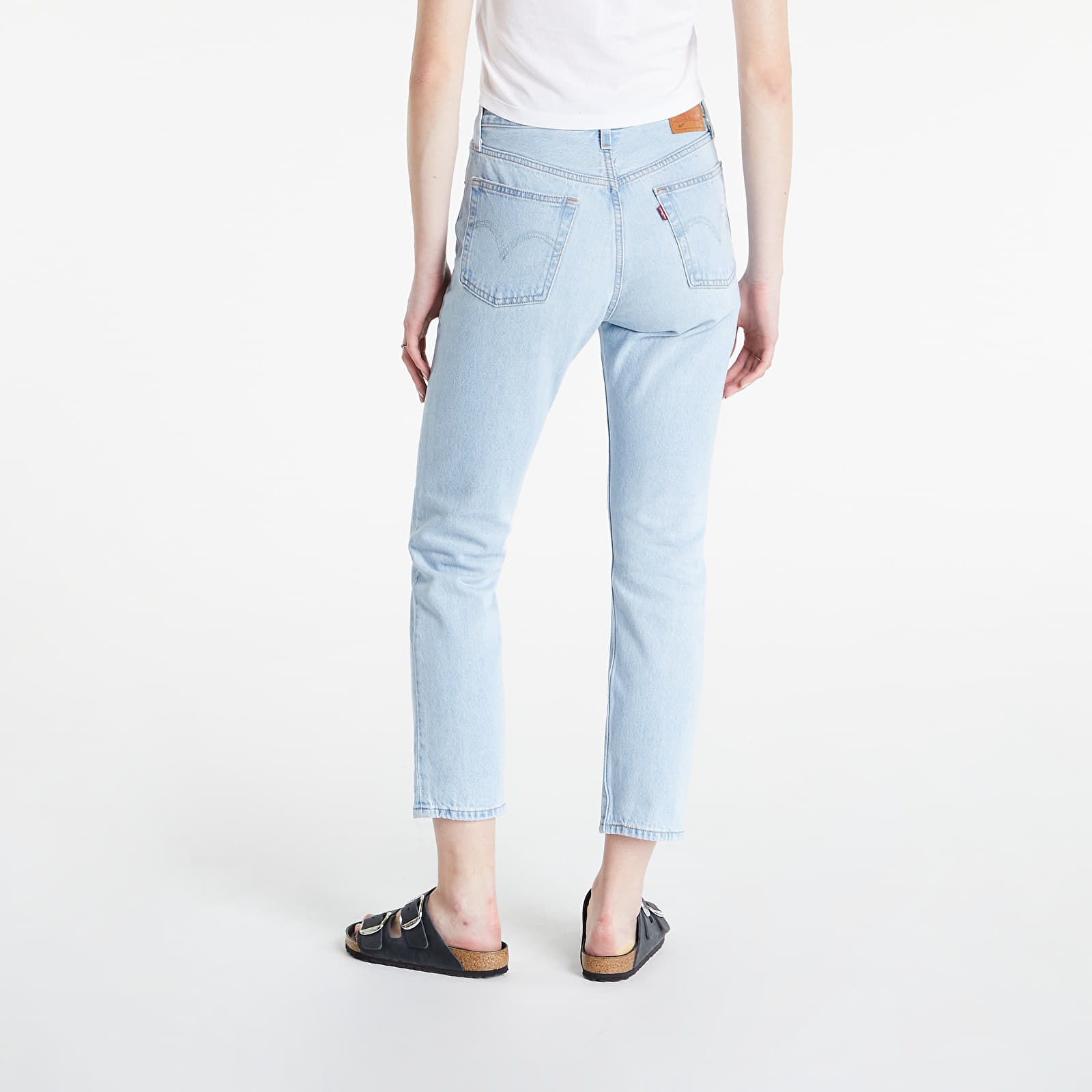 Nadrágok Levi's® 501 Original Cropped Light Blue