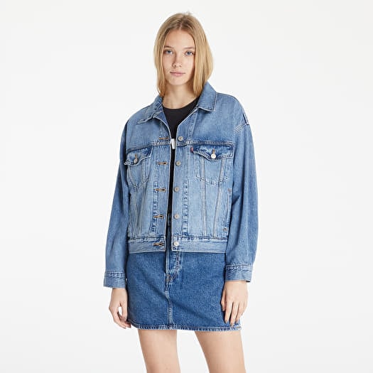 Levi's oversized trucker jacket discount
