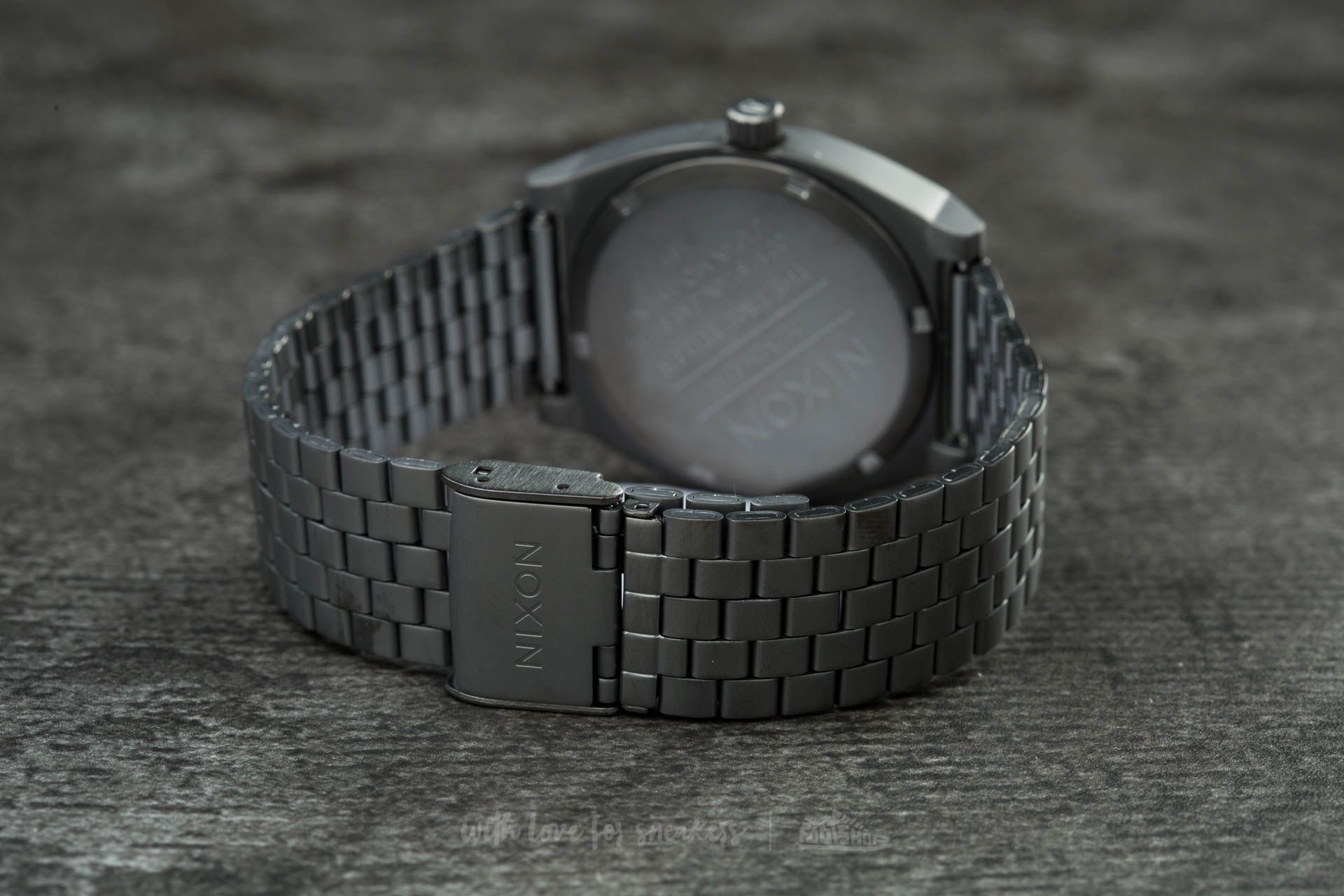 Watches Nixon Time Teller Gunmetal Blue Crystal Footshop