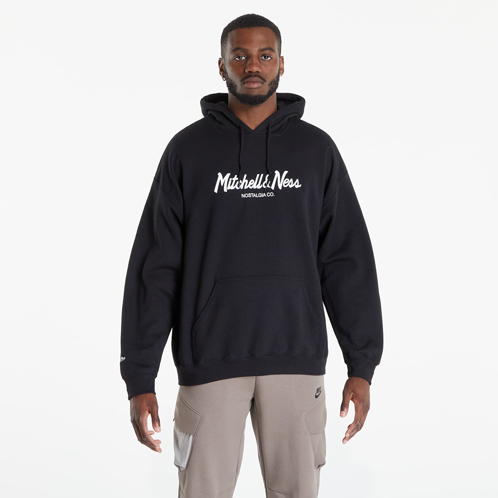 Sudaderas Mitchell & Ness Pinscript Hoody Black