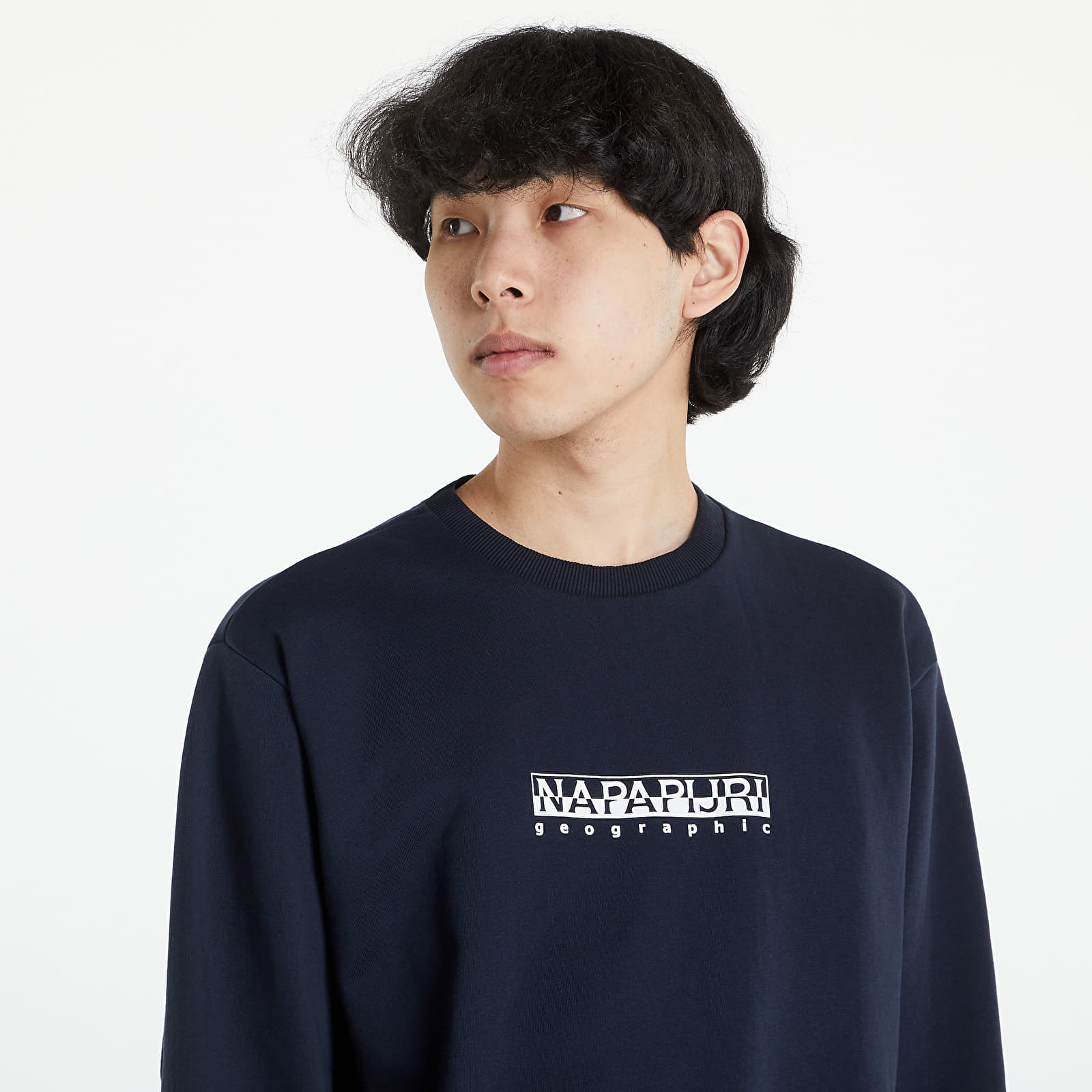 Mikiny NAPAPIJRI B-Box Sweatshirt Dark Blue