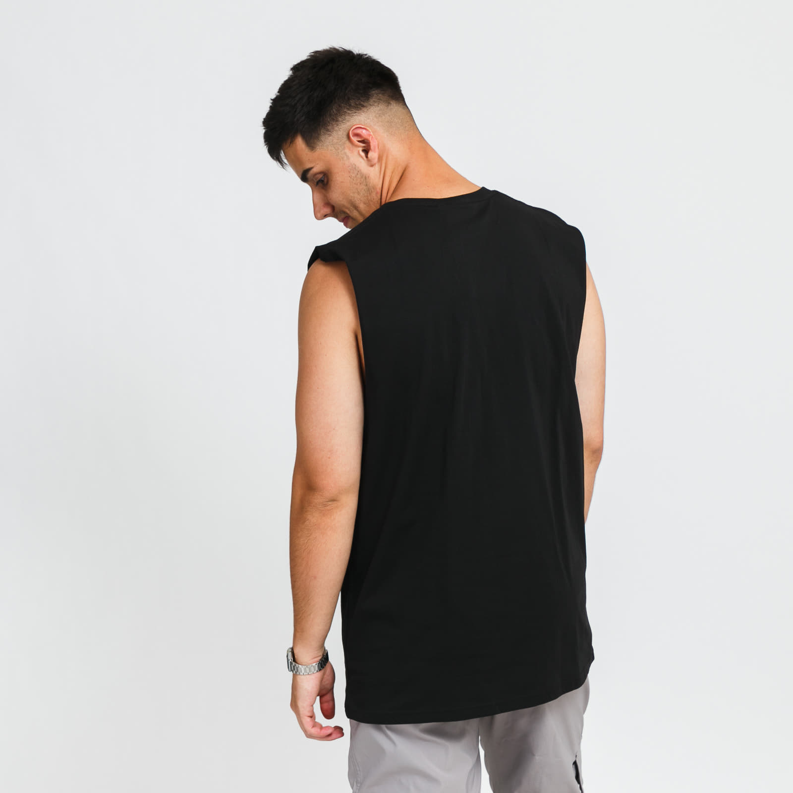 T-shirts New Era NBA Neon Sleeveless Tee LA Lakers Black Stone Washed