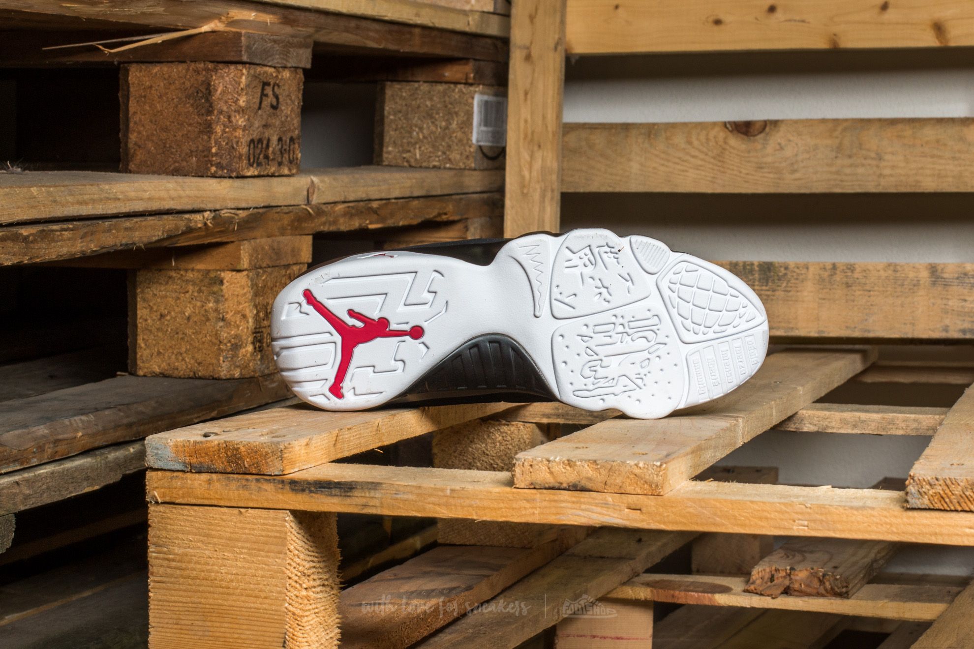 Férfi cipők Air Jordan 9 Retro White/ True Red-Black