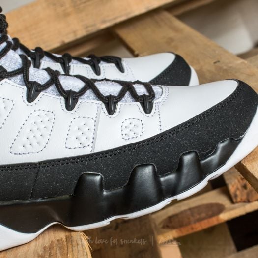 Jordan 9s white and black clearance