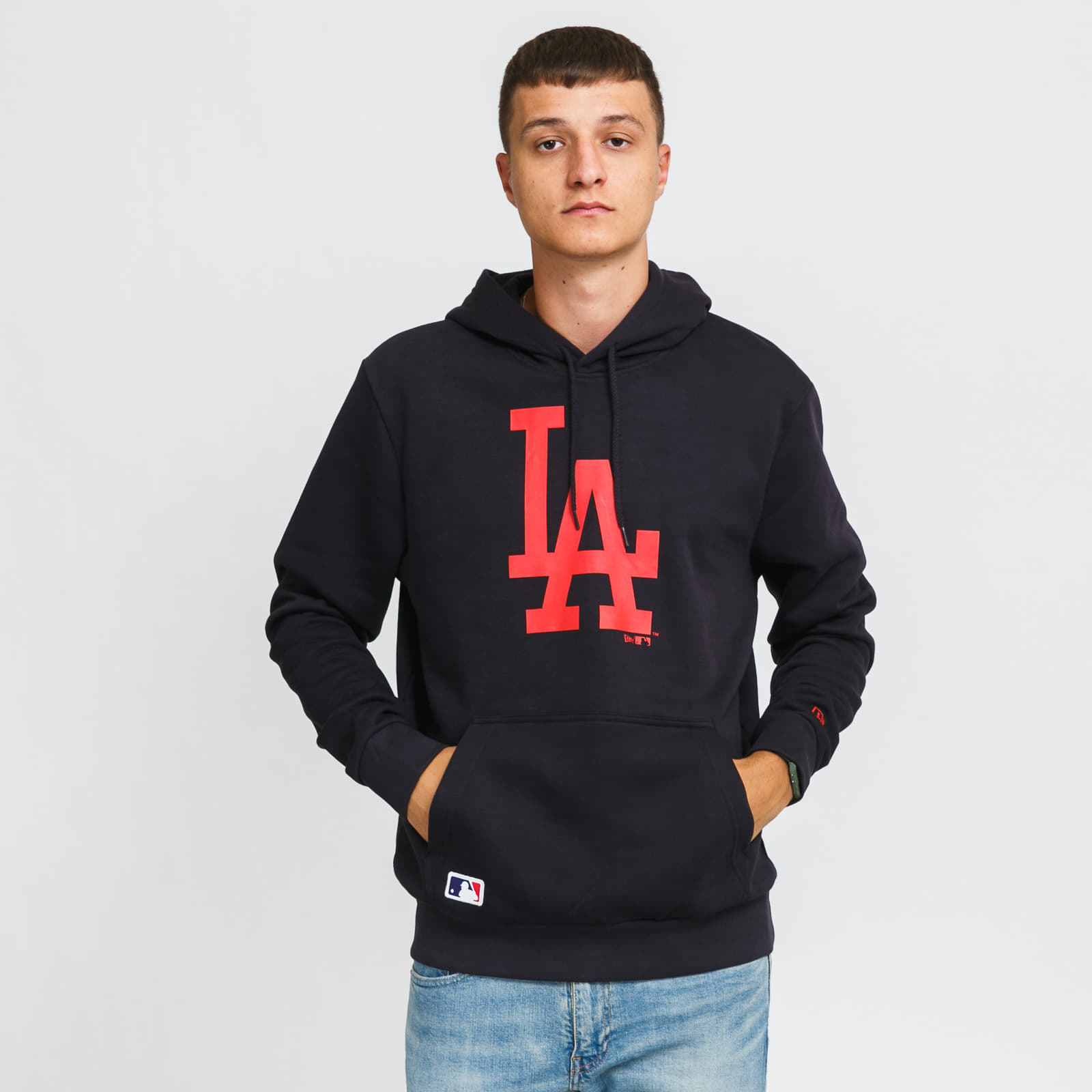 Hoodies and sweatshirts New Era MLB Seasonal Team Logo Hoody LA Navy/ Red
