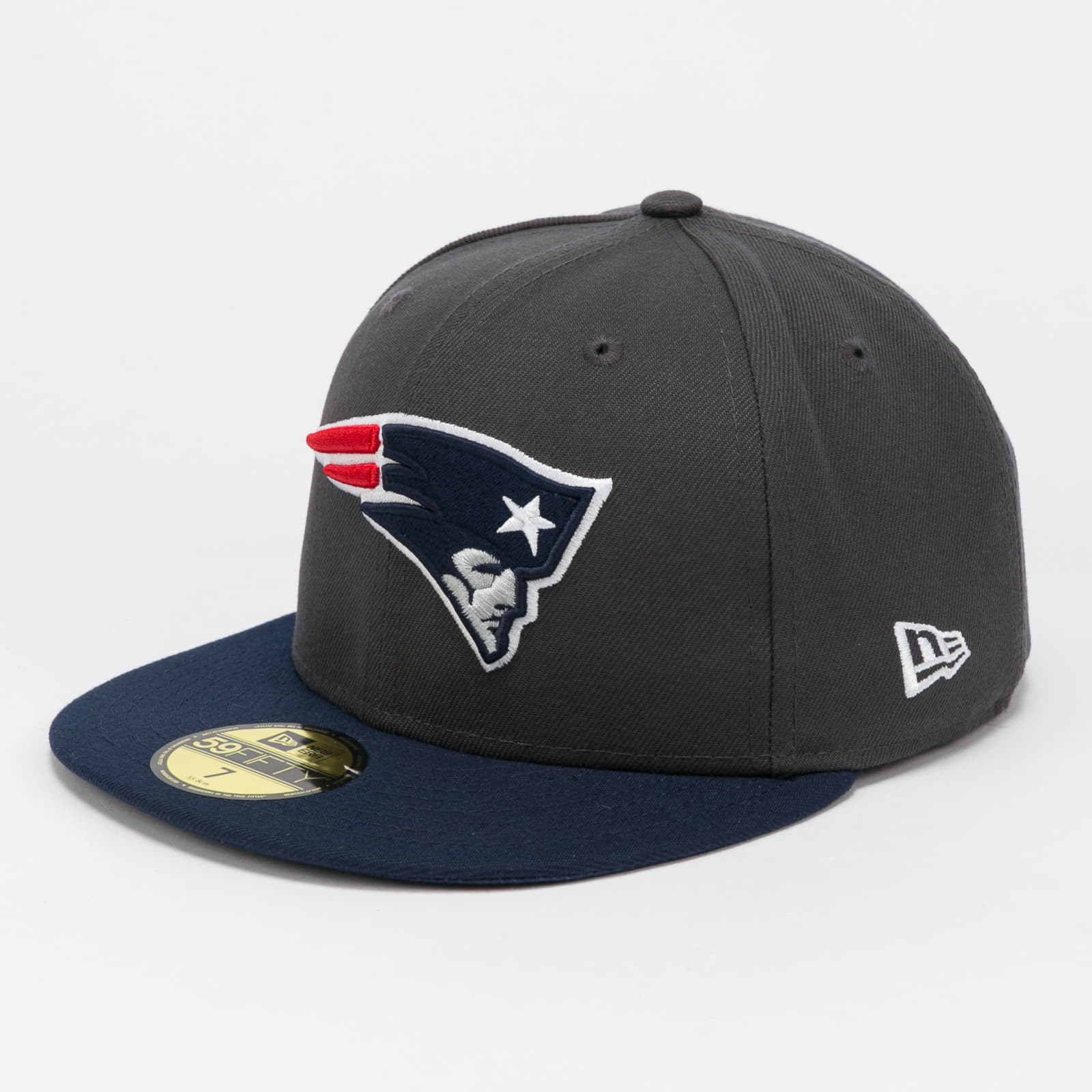 Sapkák New Era 59Fifty NFL OTC New England Patriots Dark Gray/ Navy