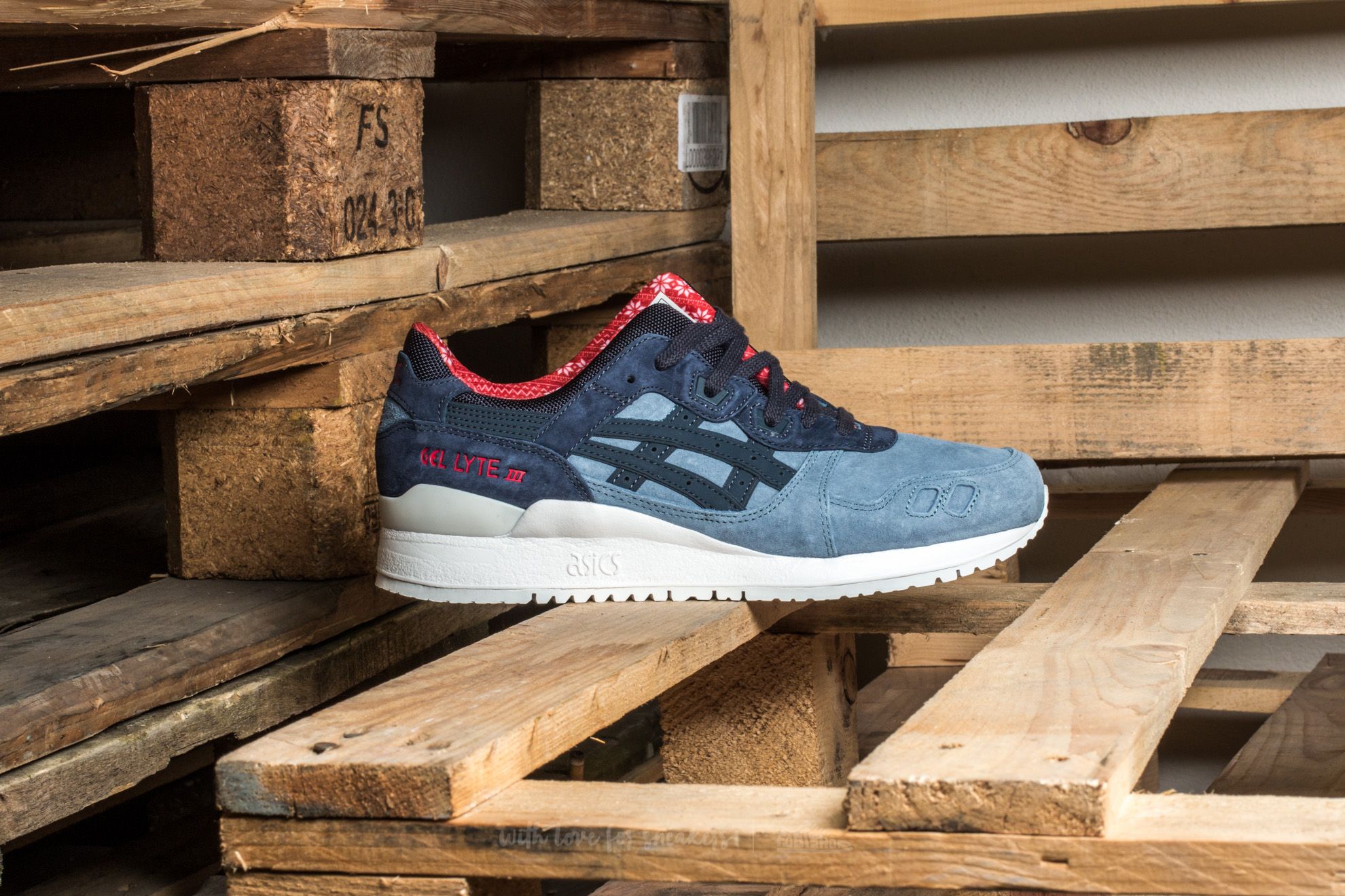 Asics gel lyte iii blue mirage india ink cheap