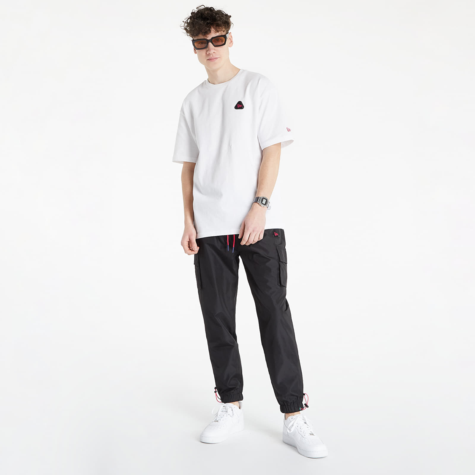 T-shirts New Era New Era Stacked Graphic Oversized T-Shirt White