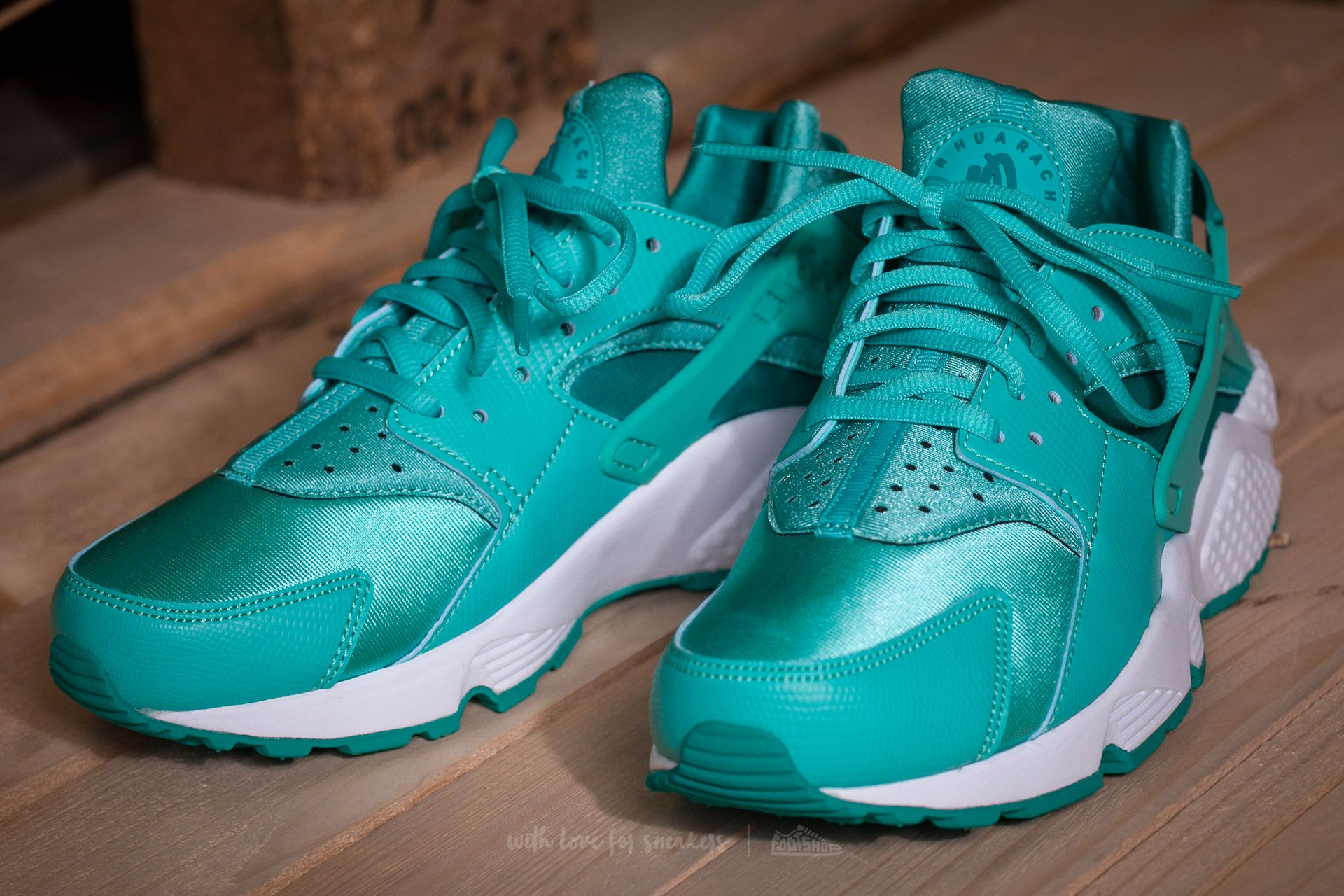 Teal huaraches womens discount