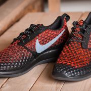 Men s shoes Nike Roshe Two Flyknit 365 Bright Crimson Dark Grey Black Footshop